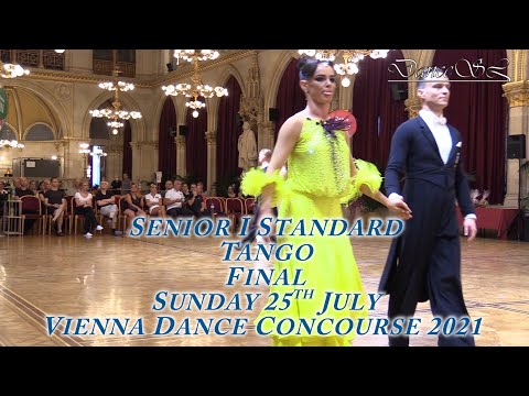 Vienna Dance Concourse 2021 - Senior I Standard Tango WDSF - Final - 25 July 2021