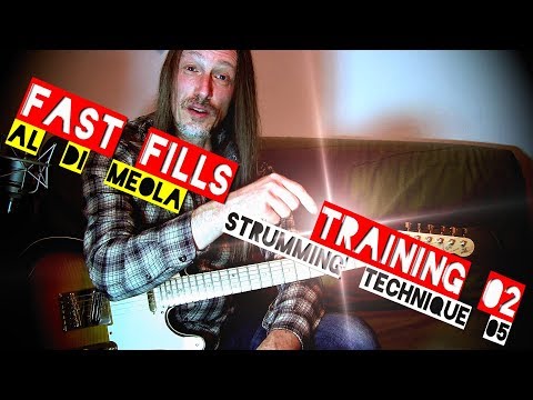 Al Di Meola technique 05 💥 Fast Fills Training 2 🎸 Guitar Nerdery 043