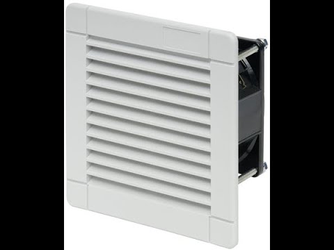 Video Ventilator filtrant silentios 13W 230V 24mc/h 92x92mm cu flux invers