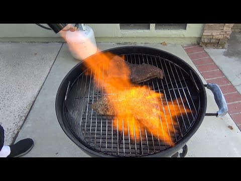 Sous Vide Searing on a Budget with a Propane Torch