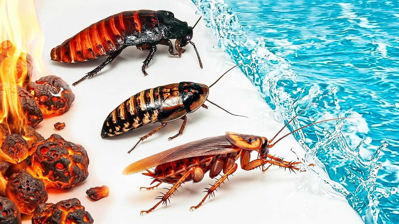 ТРИ Разных ТАРАКАНА Против Природных Стихий