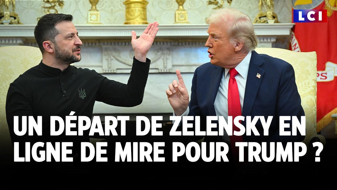 Un départ de Zelensky en ligne de mire pour Donald Trump ?｜LCI