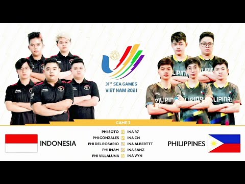 [GAME 3] PHILIPPINES VS INDONESIA | 31st SEA GAMES 2021 MLBB GRAND FINALS