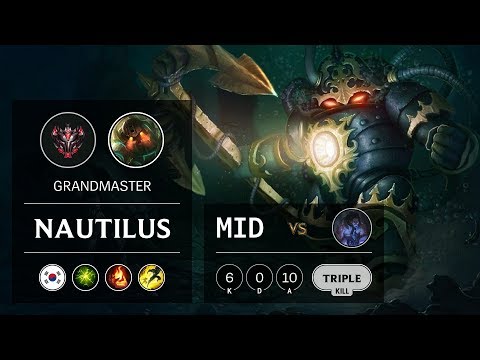 Nautilus Mid vs Sylas - KR Grandmaster Patch 9.8