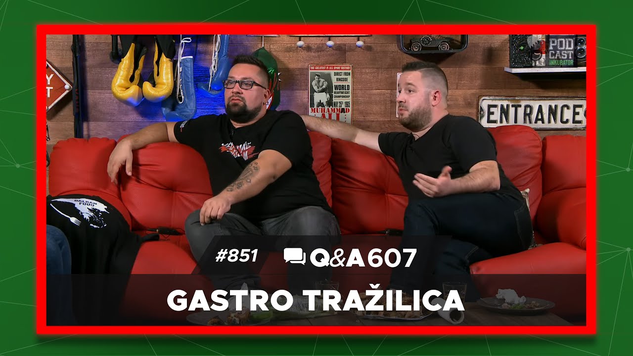 Podcast Inkubator #851 Q&A 607 - Gastro Tražilica | Miroslav Mirković i Bojan Horvat