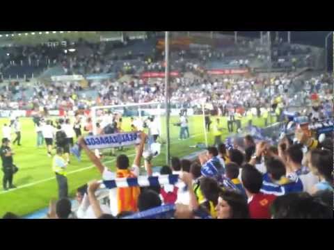 Getafe-Real Zaragoza celebracion jugadores
