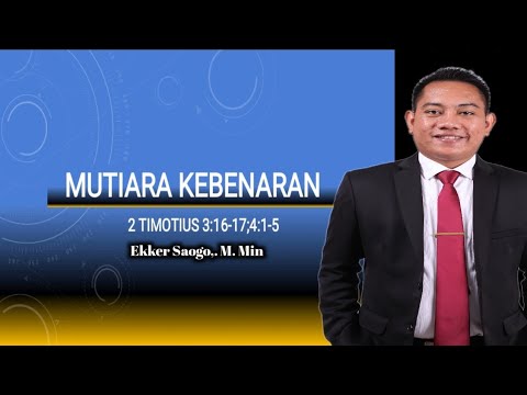 Mutiara Kebenaran - Ekker Saogo, S. Th., M. Min