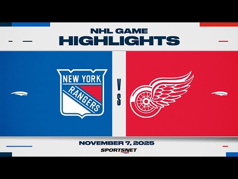 NHL Highlights | Rangers vs. Red Wings - November 7, 2025
