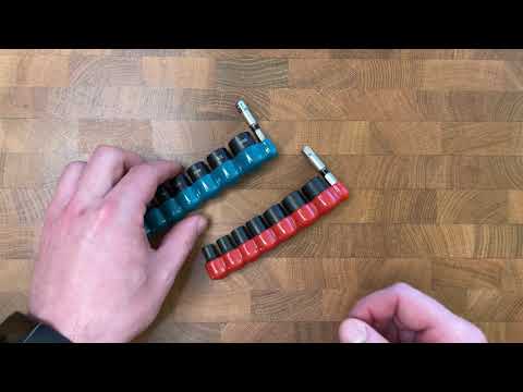 Ultimate EDC Socket Set: Makita E-01703 (SAE) & E-01694 (Metric) Impact XPS 1/4" Drive 6-Point