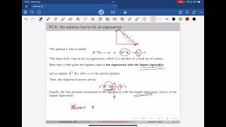 Download the video "Statistical Learning-2102575-Lecture-13  - PCA - Part 2 - Connection to eigenvalue and eigenvector"