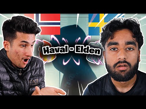 THIS IS ART!! Norwegians React To (Swedish Rap) HAVAL - ELDEN