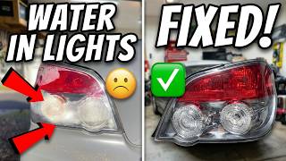 How To Remove Water and Condensation from your Tail Lights - Subaru WRX