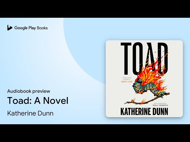 Vídeo relacionado con Toad: A Novel (English Edition)