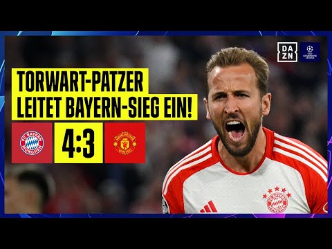 Bayern entscheiden wilde Schlussphase für sich: FC Bayern - Man Utd | UEFA Champions League | DAZN