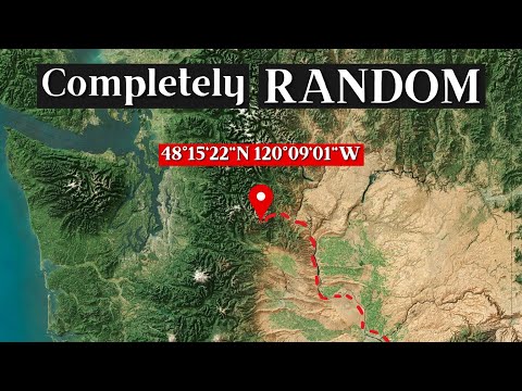 Generating a Random Coordinate & Then Trying to Get There - Washington Edition