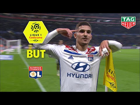 But Houssem AOUAR (45') / Olympique Lyonnais - Girondins de Bordeaux (1-1)  (OL-GdB)/ 2018-19