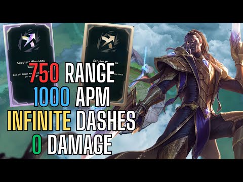 1 Million APM Lucian - Infinite Dash Reset Trick w/ 750 Range | League Arena Gameplay