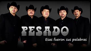 Esas fueron sus palabras-Pesado