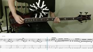 Bear vs. Shark - Buses/No Buses (bass cover with tab)