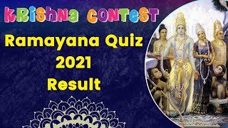 RESULT  Ramayana Quiz Contest