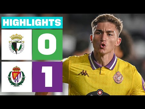 Resumen Burgos vs Real Valladolid Jornada 9