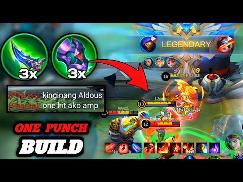 WTF DAMAGE 😱🔥ALDOUS ONE PUNCH BUILD 2021| | CORPSZEY