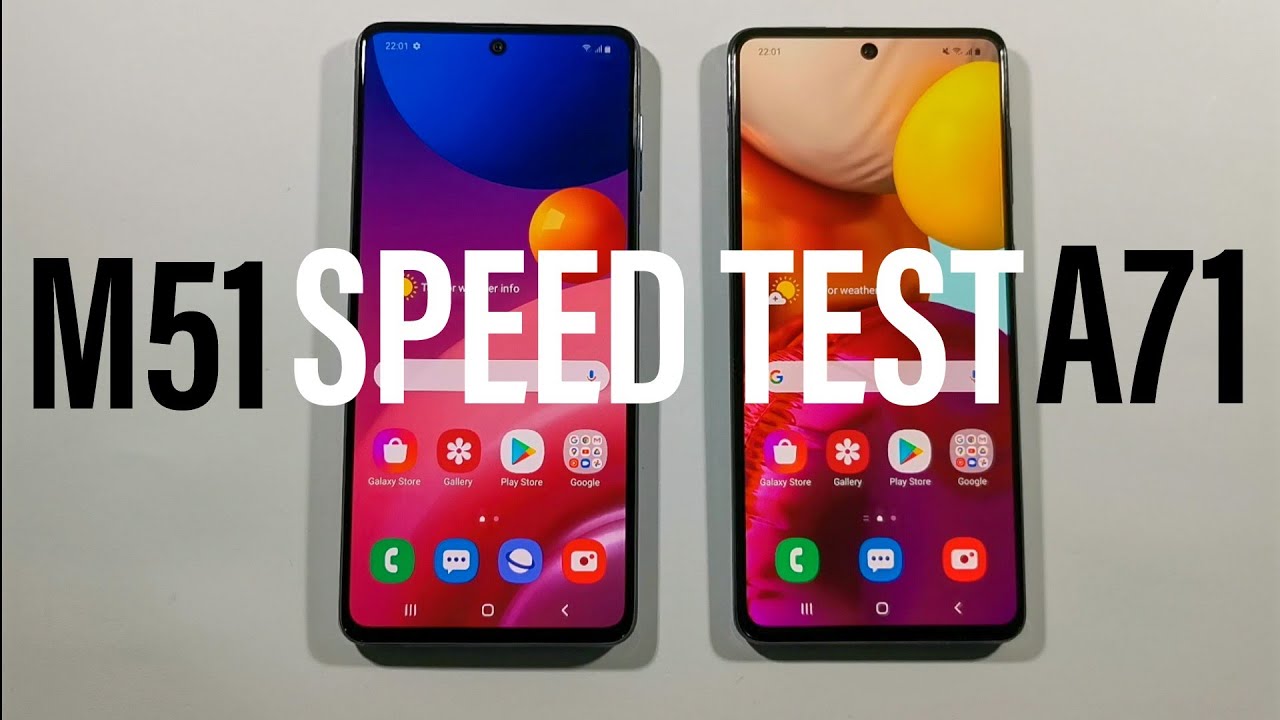 Samsung M51 vs A71 Comparison Speed Test