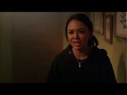 Pretty Little Liars 3x24 - Hanna, Emily, Aria & Mona Stuck In Fire.
