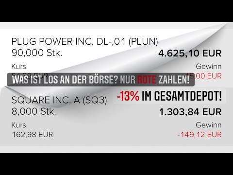 Was ist los an der Börse? -13% im Gesamtdepot! #depotupdate