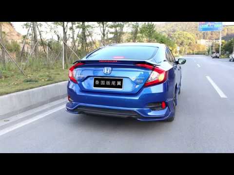 install of Honda civic spoiler(2016 to 2017)