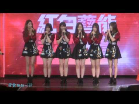 170107 紅白藝能大賞 여자친구 G-Friend唱"對你愛不完"