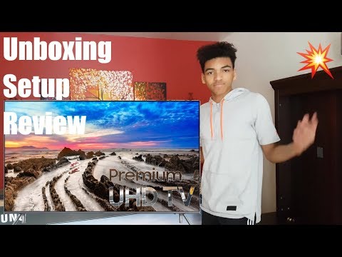Samsung MU8000 4K UHD 65" TV - Unboxing, Setup + Review !
