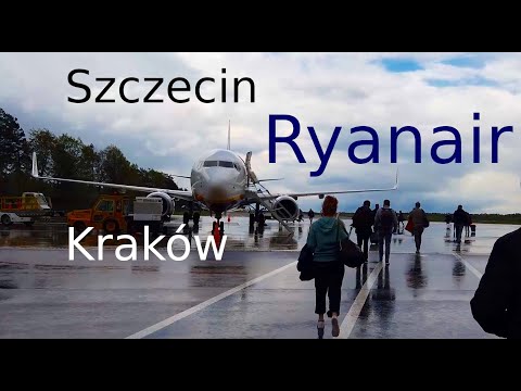 Szczecin (SZZ) - Cracóvia (KRK) linha Ryanair | Relatório de viagem | Krajowa trasa lowcostem em B737-8AS