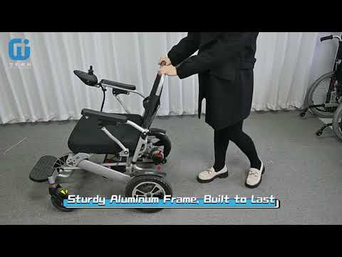 Discover the Ultimate Electric Wheelchair Lightweight, Foldable, and Safe!