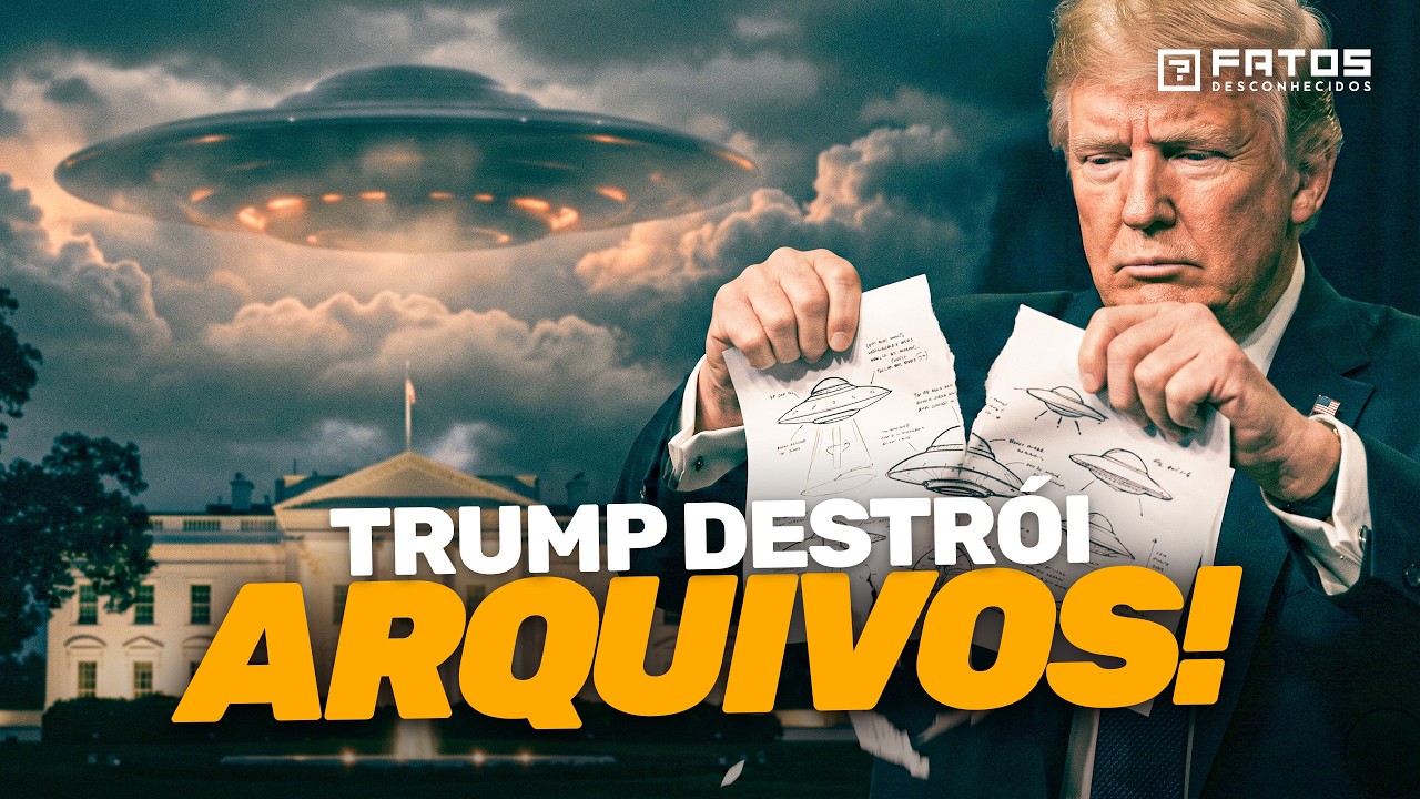 O Que Trump Descobriu Nos Arquivos Secretos de OVNIs?
