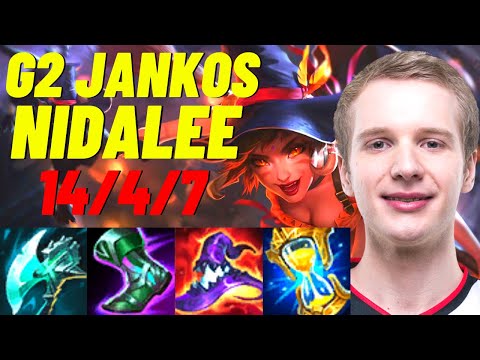G2 JANKOS PLAYS NIDALEE VS KAYN JUNGLE |EUW CHALLENGER PATCH 11.6| [League of Legends] FullGameplay