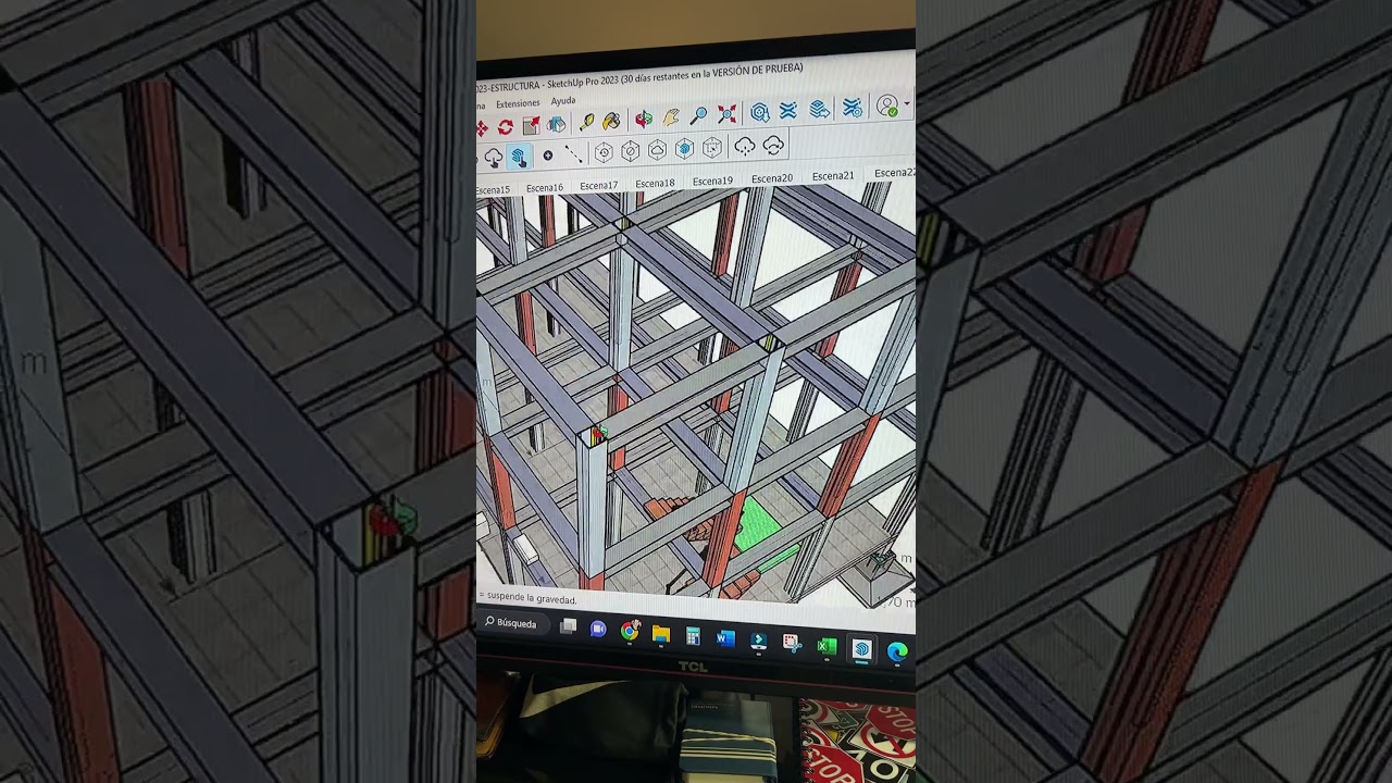 4 niveles o pisos con estructura metálica pide tu plano ya