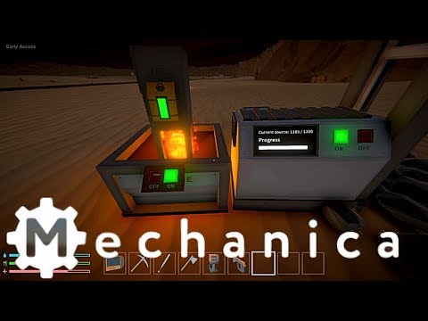 INDIE FACTORIO | Mechanica | Programming in the desert...