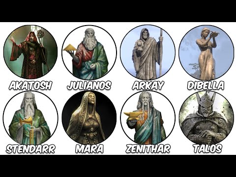 The Nine Divines Explained in The Elder Scrolls Explained