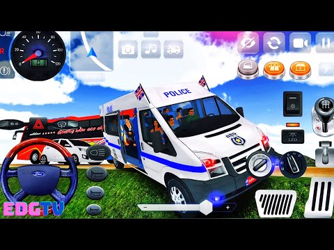 Police Van Ford Transit Driving - Minibus Simulator Vietnam Best Mobile Games 2021 eDroidGameplaysTV