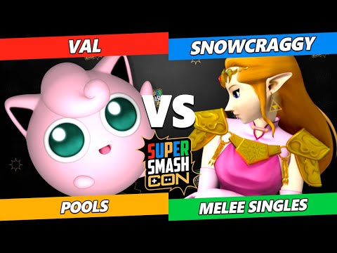 SSC 2023 - Val (Jigglypuff) Vs. snowcraggy (Zelda) Smash Melee Tournament