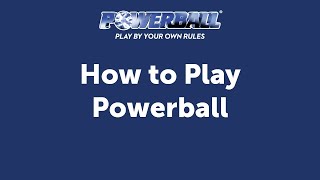 How to Play - Powerball