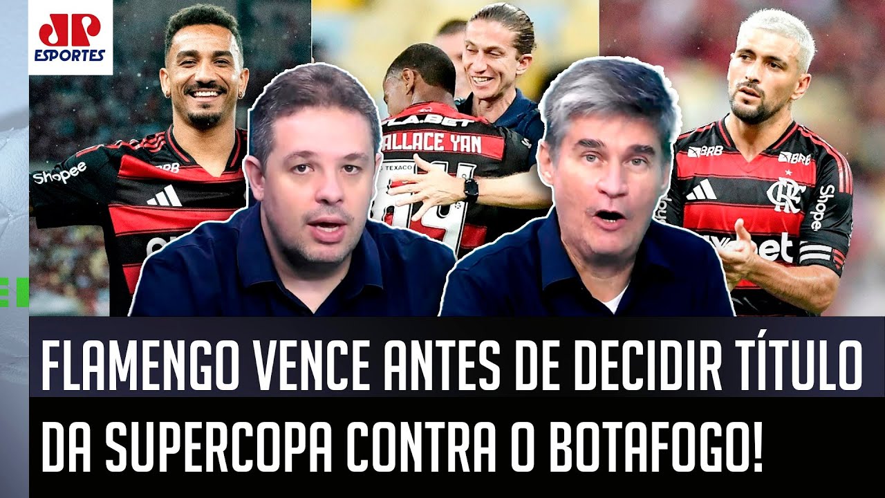 "OLHA ISSO! É ÓBVIO que esse Flamengo do Filipe Luís NÃO PRECISA de..." VEJA DEBATE!