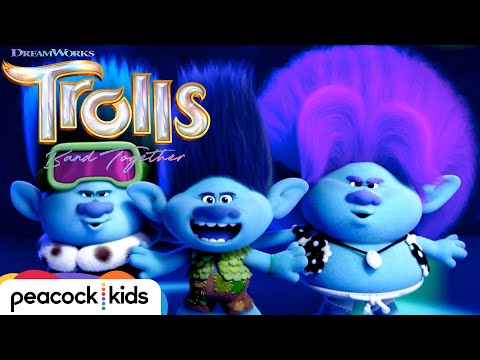 Branch's Boy Band Reunion! | "I Want You Back" + More Throwback Music Medley! | TROLLS BAND TOGETHER