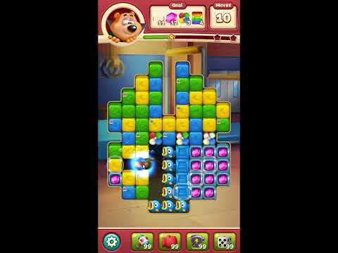 Toon Blast Level 8497 - NO BOOSTERS 🐻🐺🐱 | SKILLGAMING ✔️