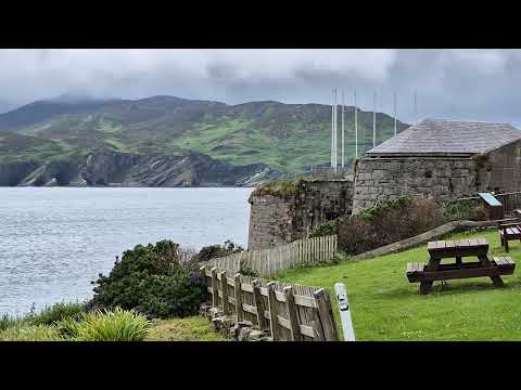 18th century Fort Dunree perched on the clifftops on the Inishowen Peninsula, Donegal, Ireland