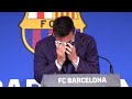 Tearful Lionel Messi Says Goodbye To Barcelona (English Subtitles)