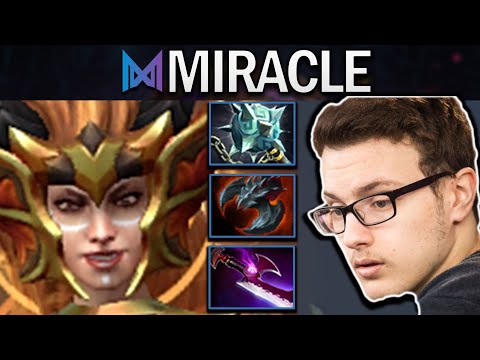 Lina Dota 2 Gameplay Nigma.Miracle with Gleipnir and 22 Kills
