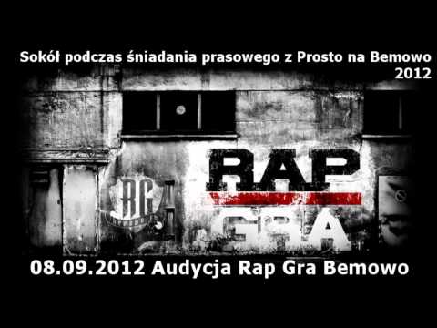 Wywiad z Sokołem podczas śniadania prasowego - Prosto na Bemowo 2012 (Rap Gra Bemowo)