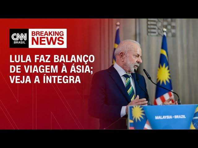Lula faz balanço de viagem à Ásia após encontro com Trump | CNN BRASIL
